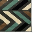 thumbnail image 6 of Linon Roma Herringbone Power Loomed Polypropylene 5'x7' Area Rug in Gray, 6 of 6