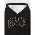 thumbnail image 2 of Sudadera para Niñas GAP con Logo Acogedor y Cierre Completo en Negro Verdadero - Talla L, 2 of 2