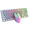 thumbnail image 1 of lionlar Gaming Wireless Illuminated Keyboard and Mouse Set, 2 in 1 Wireless Connection - White, 1 of 9
