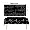 thumbnail image 2 of White American Football Super Bowl Tablecloth, 1Pc Football Theme Decor For Fans, Dining Table Party Event Decoration, 2 of 4