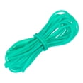 thumbnail image 1 of Cordón de goma tubular hueco Uxcell, cuerda elástica de 5.5 yardas de 3 mm con agujero de 1.5 mm para manualidades de bricolaje, cian, 1 of 1