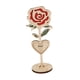 thumbnail image 5 of Placa con nombre de flor, regalo del Día del Padre para mamá, regalo para el Día del Padre, regalo para papá, adorno romántico, artesanía de rosas, 5 of 9