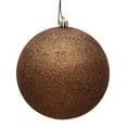 thumbnail image 1 of Vickerman N592076DG Boule de Noël 8 Po. Moka Pailletée avec Capuchon Percé, 1 of 3