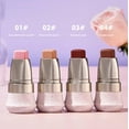 thumbnail image 5 of Blush for Cheeks,Blush Stick for Cheeks,2-in-1 Blusher Stick With Silicone Applicator-Cream Blush,Multi-Use Makeup Blush Stick,2-in-1 Cheek and Lip Tint Soft Cream On-the-Go Blush Stick(A), 5 of 9