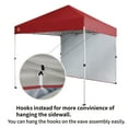 thumbnail image 6 of CROWN SHADES 8x8 Pop Up Canopy with 1 Side Wall One Push Setup Easy Outdoor Sun Shade for Events Parties Camping Red, 6 of 6