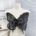 thumbnail image 3 of Hzzsbu Large Butterfly Embroidery Appliques Lace Fabric Clothes Patches For Wedding Dress Bridesmaid DIY Decor, 3 of 7