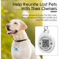 thumbnail image 3 of QR Code Dog Tag, Smart ID Tags, Dog Tags Personalized Lightweight Silent ID Tag for Kids Pets Bags Keys, Black, 3 of 6
