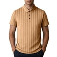 thumbnail image 2 of DayScoop Plus Size T-Shirt for Men Solid Color T Shirt Summer Short Sleeve Casual Fashion Style Striped Breathable Mesh Seamless Half Sleeved Oversize Tops, 2 of 6