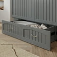 thumbnail image 6 of AFI Sydney Queen Murphy Bed Chest with 6" Mattress, Storage, & Built-in Charger, Grey, 6 of 21