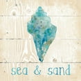 thumbnail image 2 of Robinson, Carol 20x20 White Modern Wood Framed Museum Art Print Titled - Sea And Sand, 2 of 4