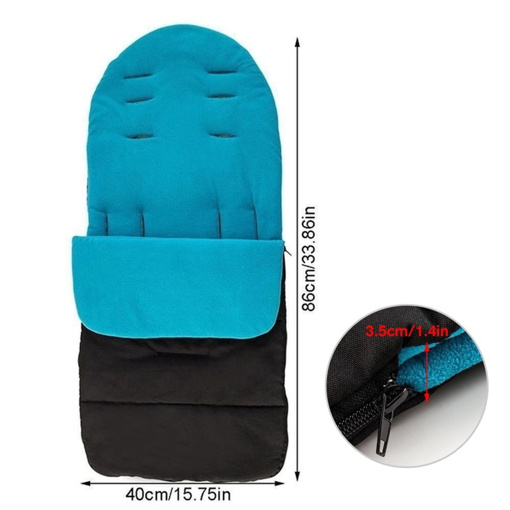 iversal Stroller Sleeping Bag Multifunctional Cover, Waterproof Windproof Winter Wearable, Baby Stroller Blanket Cushion For Outdoor Use - Black