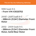 thumbnail image 2 of MAX Advanced Brakes - Brake Kit For 1999-2009 Saab 9-5| Carbon Ceramic Brake Pad and Rotor Kit Front and Rear| Daily Driving OE Replacement Brake Rotors, 2 of 9