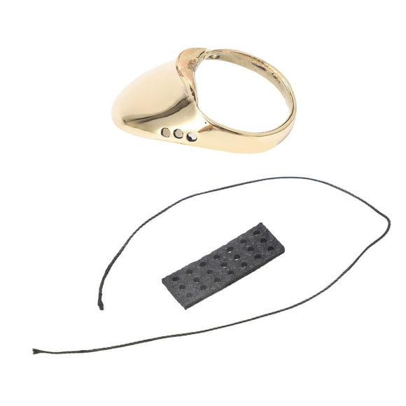 Thumb Protector Ring,Brass Archery Thumb Ring Brass Finger Protector Archery Thumb Ring Class Leading Features