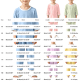thumbnail image 3 of TIREOW Kids Loungewear 2 Piece Set Contrast Trim Round Neck Three Quarter Sleeve Top and Long Pants Boys and Girls Sleepwear Set, 3 of 5