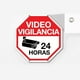 thumbnail image 1 of Señalamiento: "Video vigilancia 24 horas" en color rojo. Impreso sobre plástico estireno calibre 40, ideal para interior o exterior. Medidas: 27 x 27 cm. Señalética, Letrero, Señal., 1 of 4