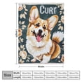 thumbnail image 4 of Orinice Corgi Blanket Just a Girl Who Loves Corgis Flannel Throw Blankets Gifts for Corgi Lovers Puppy Dog Soft Fuzzy Lightweight for Home Decor Couch Bed Sofa  40x50in, 4 of 6