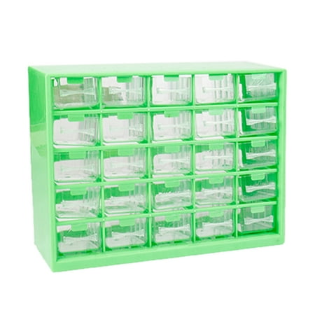 

25 compartment drawer type parts box wall-mounted parts sorting element box drawer type warehouse compartment rack