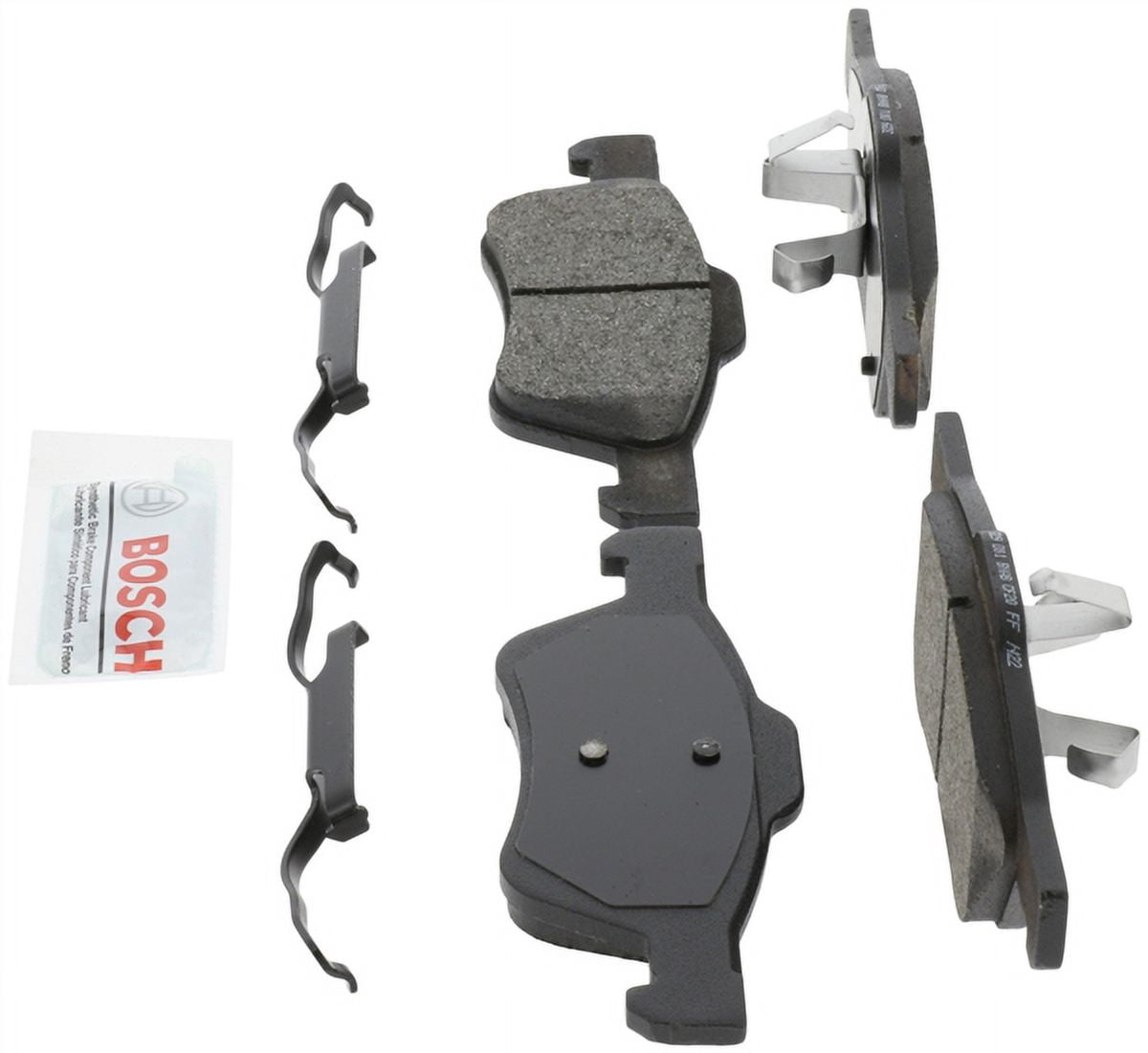 Bosch BE1047H Bosch Blue Ceramic Brake Pads with Hardware