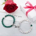 thumbnail image 4 of HOARBOEG Matching Couple Bracelets Healing Crystal Bracelets For Couples, 4 of 9