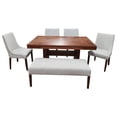 thumbnail image 2 of Comedor 4 Sillas 1 Banca San Francisco Nogal - Kessa Muebles, 2 of 5