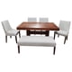 thumbnail image 2 of Comedor 4 Sillas 1 Banca San Francisco Nogal - Kessa Muebles, 2 of 5