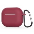 thumbnail image 1 of PANDACO Wine Red Soft Case for AirPods Charging Case (3rd Gen), 1 of 4