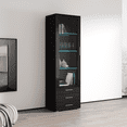 thumbnail image 3 of Soho S1 1D3S Modular 1 Door Modern 24" Wide Bookcase, 3 of 5
