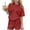 Red, variant on BXSRUTA Kids 2 Piece Short Sleeve T-Shirt and Shorts Set Soft Breathable Cotton Like Casual Lounge Summer Outfit for Girls Boys Ages 3-15 Years