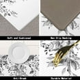 thumbnail image 5 of Anti Fatigue Kitchen Mats for Floor Set of 2, Black Boho Floral Kitchen Floor Mat, Non Slip Cushioned Kitchen Rugs Waterproof Memory Foam Kitchen Mat Comfort Standing Mat for Desk Laundry, 5 of 6