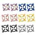 thumbnail image 3 of 1 Pcs Rond Non Perforant Mamelon Anneau Corps Piercing Bijoux Faux Piercing Chirurgical en Acier Nouveau, 3 of 7