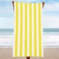 thumbnail image 7 of Stripe Beach Towel - Microfiber Beach Towel Sand Free Quick Dry Swim Pool Towel - 40x70inch Lightweight Travel Bath Towel, Camping, 7 of 7