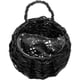thumbnail image 1 of Hanging Flower Basket Wicker Woven Hanging Storage Basket Natural Wicker Storage Basket, 1 of 4