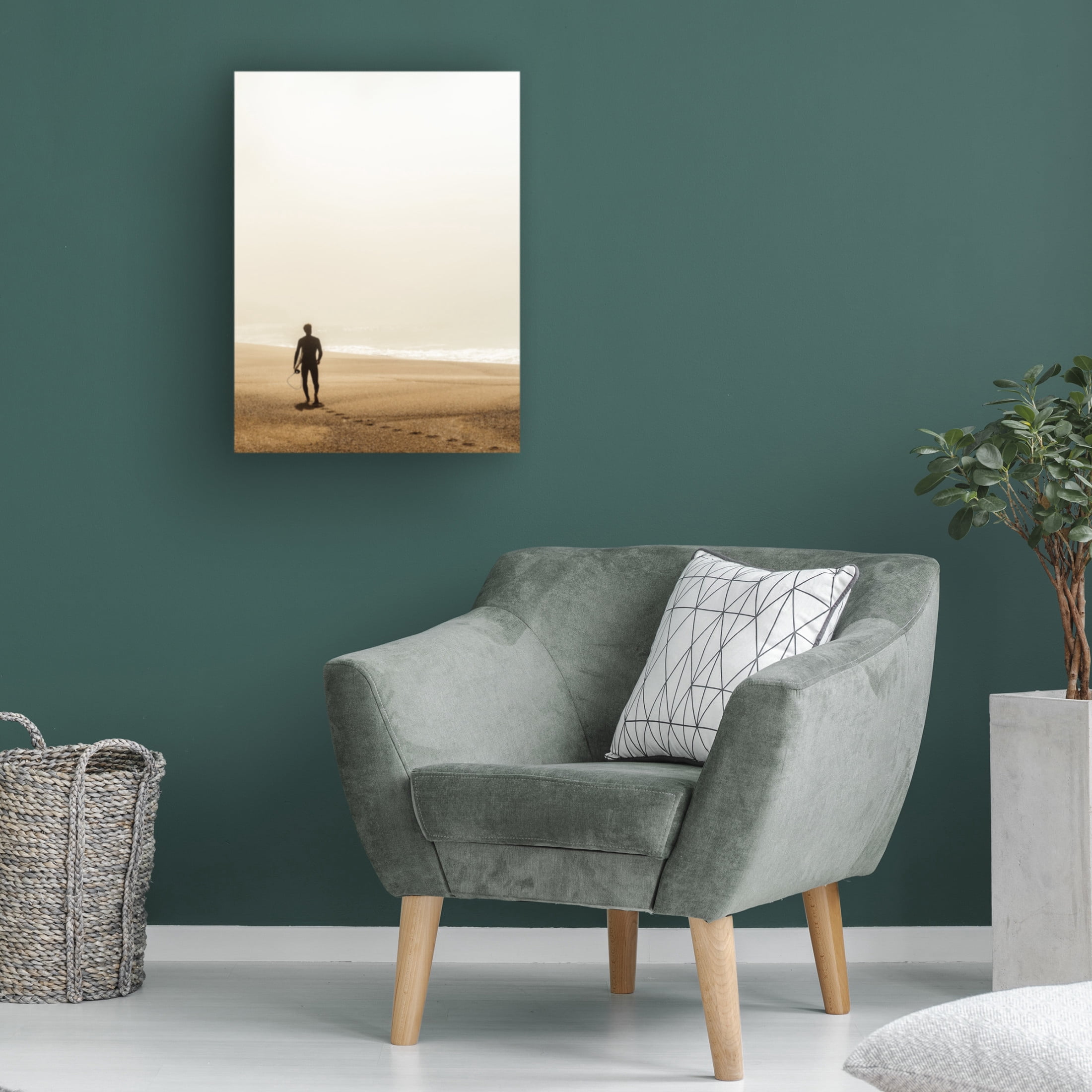 Trademark Fine Art Dieter Reichelt Looking For The Surf Canvas Wall Art