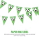thumbnail image 5 of WORGEOUS Decoraciones de cumpleaños de fútbol, ​​suministros para fiestas, banderines deportivos, guirnaldas (verde), 5 of 7