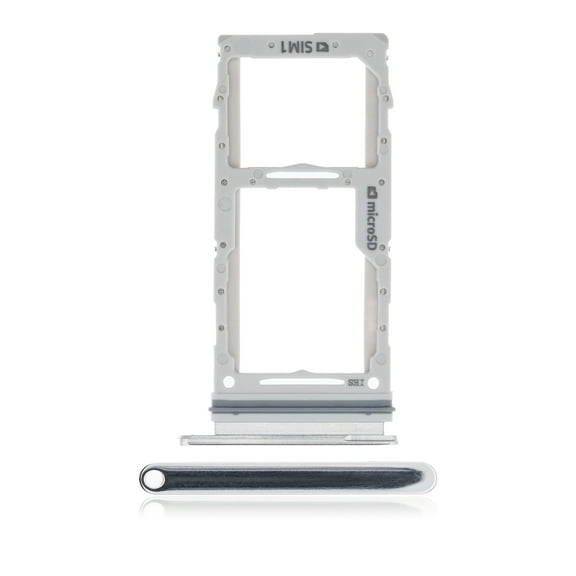 Replacement Dual Sim Card Tray Compatible For Samsung Galaxy A90 5G (A908 / 2019) (White)