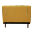 thumbnail image 6 of A&D Home Springfield Polyester Convertible Futon Chair, Yellow, 6 of 20