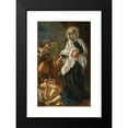 thumbnail image 2 of Giovanni Battista Gaulli 17x24 Black Modern Framed Museum Art Print Titled - The Blessed Ludovica Albertoni&nbsp;Distributing Alms, 2 of 5
