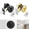 thumbnail image 4 of Simple Installation Interior Door Lock with Key Suitable for Various Doors Gold, 4 of 5