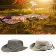 thumbnail image 3 of Sombrero de pescador Qarigey ajustable ala ancha color gris, 3 of 6
