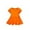 Orange, variant on Krdevn Girls Dresses Casual Dress for Baby Toddler Girls Pure Color Elastic Waist Outdoor Play Dress,3-4 Years
