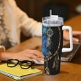 thumbnail image 6 of KLL Wolf Head And Dreamcatcher Print 40oz Stainless Steel Insulated Car Cup Coffee Mug with Spillproof Lid - Keep Your Drink Hot or Cold on the Go, 6 of 8