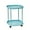 Green, variant on WKSCLPAI Movable Shelf With Wheels Storage Shelf,Home Coffee Table,Livingroom Cart Table,Multi-purpose Shelving Unit with 2-Tair Storage Space,White