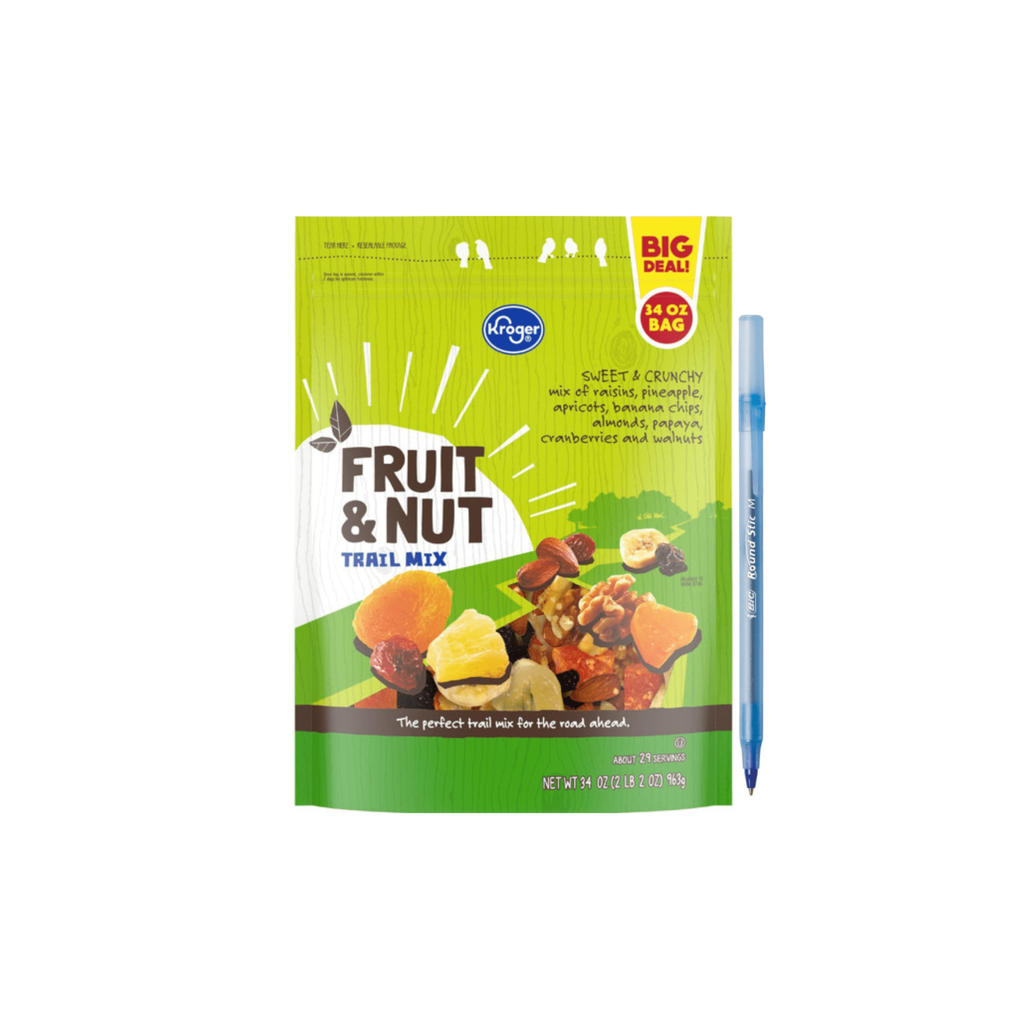 Second Nature Gluten Free Trail Mix Family Size Box, 16 Bags