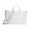 Off-white, variant on GASTROPOD Puffy Tote Bag,Premium Pu Puffer Purse,Adjustable Strap Puffy Bag,Purple