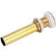 thumbnail image 3 of Desagüe de lavabo dorado sin desbordamiento, antiobstrucción, tapón de desagüe de lavabo para grifo de baño sin orificio, 3 of 15