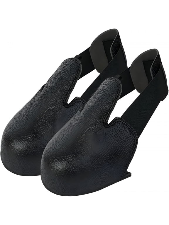 2026 New 1 Pair Steel Toe Inserts for Shoes,Anti-Smash Overshoes Steel Toe Inserts with Elastic Strap for Toe & Metatarsal Guard,Safety Shoe Covers for Safety Boots,Safety Footwear