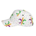 thumbnail image 5 of Naloa Original Classic Low Profile Hat Men Women Baseball Cap Dad Hat Adjustable Unconstructed Mardi Gras Carnival1 Print Cap, 5 of 9