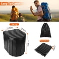 thumbnail image 3 of Portable Camping Toilet for Adults-Portable Folding Toilet with Lid,with Lid Carry Bag 1 Roll Garbage Bags, 3 of 11