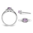 thumbnail image 4 of 2/5 carat (CTW) Bague de quartz rose en argent sterling, 4 of 4