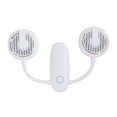 thumbnail image 1 of Matsuzay Ventilador para colgar en el cuello, portátil, recargable, alimentado por batería, verano, 4800 mAh, 8 W, funcionamiento silencioso, Electrodomésticos Blanco, 1 of 6